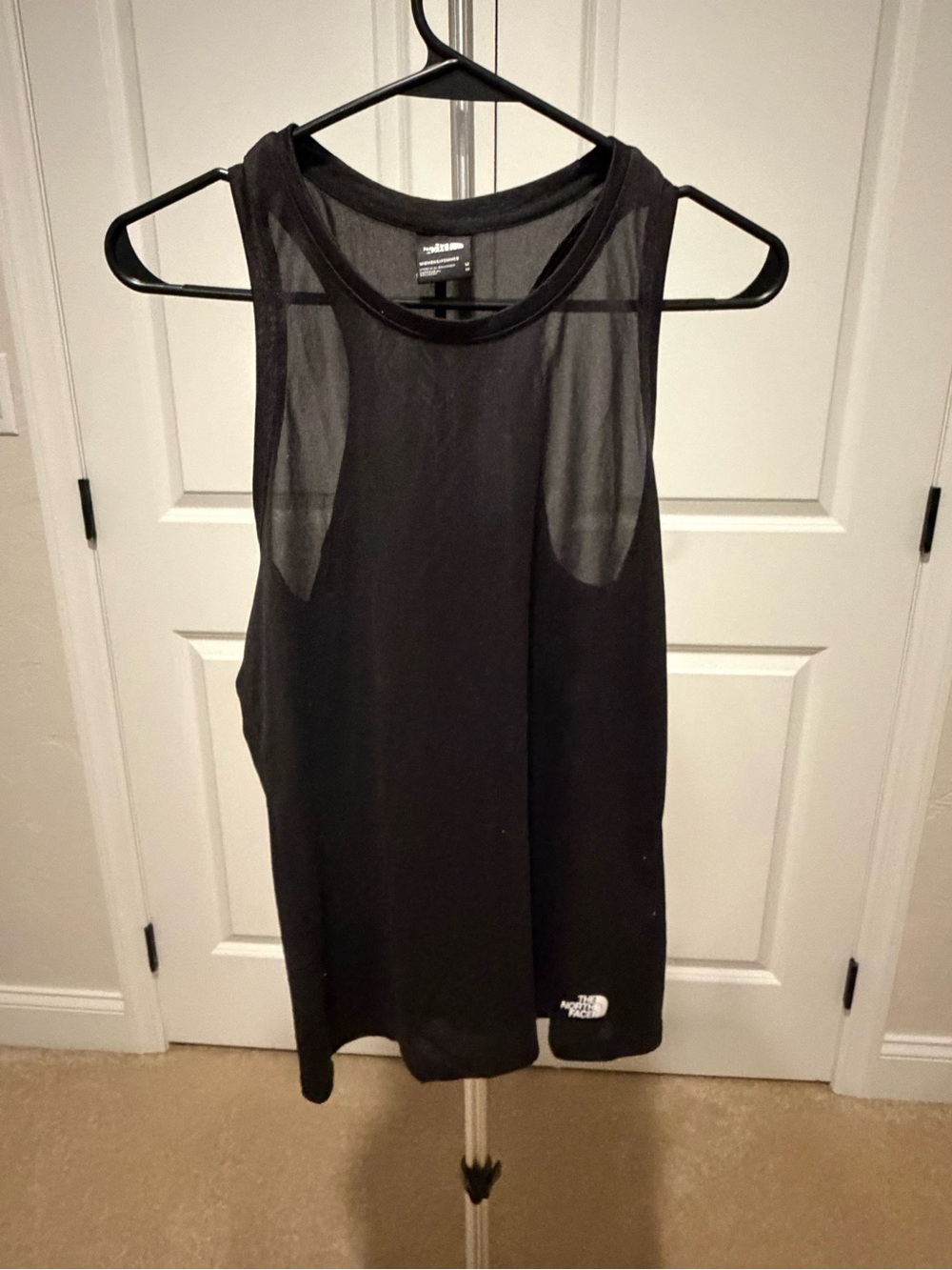 The North Face Black Mesh-Panel Athletic Tank Top